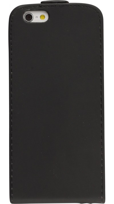 Fourre iPhone XR - Vertical Flip - Noir