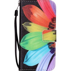 Fourre iPhone 7 Plus / 8 Plus - Flip demi fleur