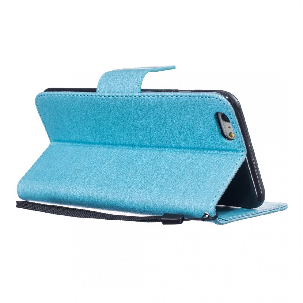 Fourre iPhone 6/6s - Flip plume freedom - Bleu clair