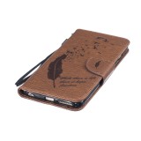 Hülle Samsung Galaxy S20 Ultra - Flip Feder freedom - Braun
