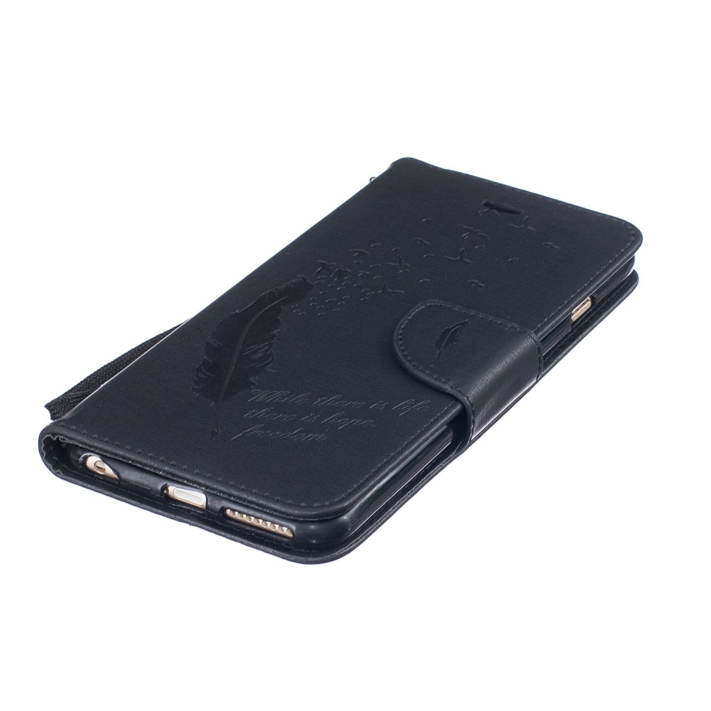 Fourre iPhone 11 Pro Max - Flip plume freedom - Noir