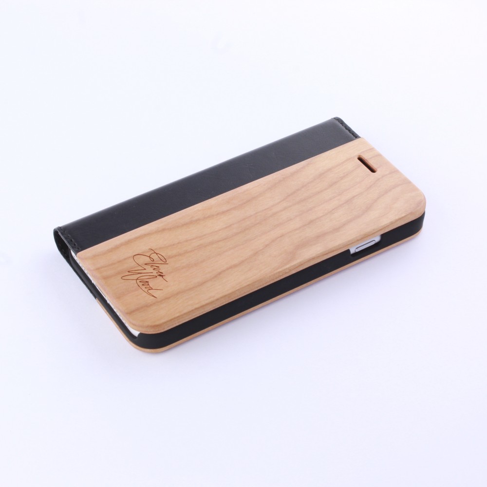 Fourre iPhone XR - Flip Eleven Wood Cherry