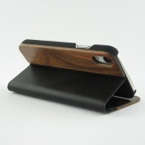 Hülle iPhone XR - Flip Eleven Wood Walnut