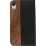 Fourre iPhone XR - Flip Eleven Wood Walnut