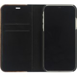 Fourre iPhone XR - Flip Eleven Wood Walnut