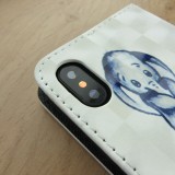 Fourre iPhone X / Xs - Flip 3D be happy elephant