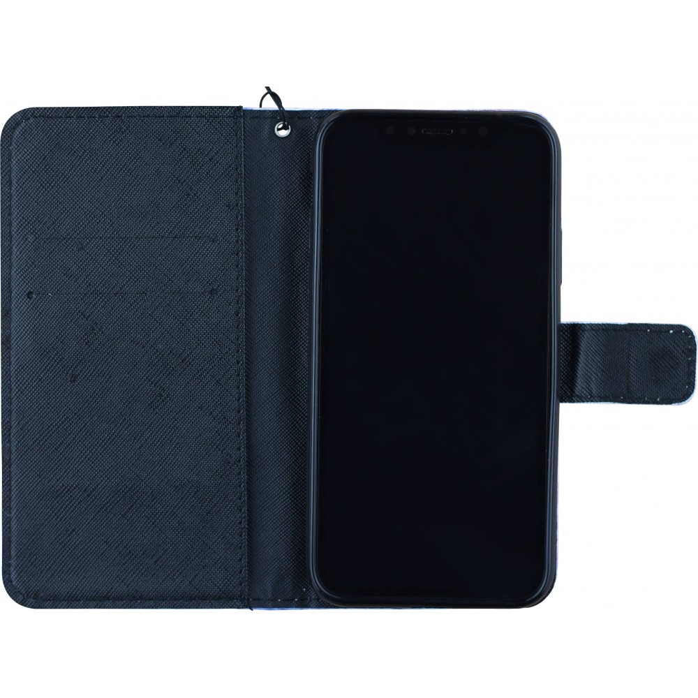 Fourre iPhone X / Xs - Flip 3D be happy elephant