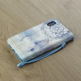 Fourre iPhone Xs Max - Flip 3D dreamcatcher - Bleu clair