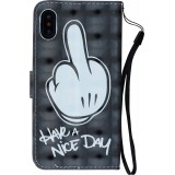Fourre iPhone X / Xs - Flip 3D have a nice day