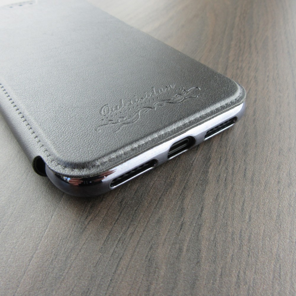 Fourre iPhone X / Xs - Oulaisidum - Gris