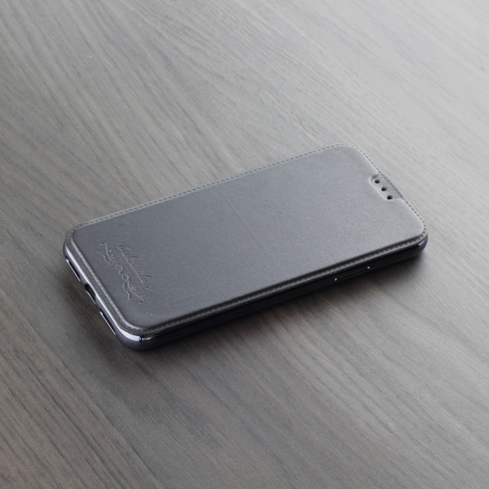 Fourre iPhone X / Xs - Oulaisidum - Gris