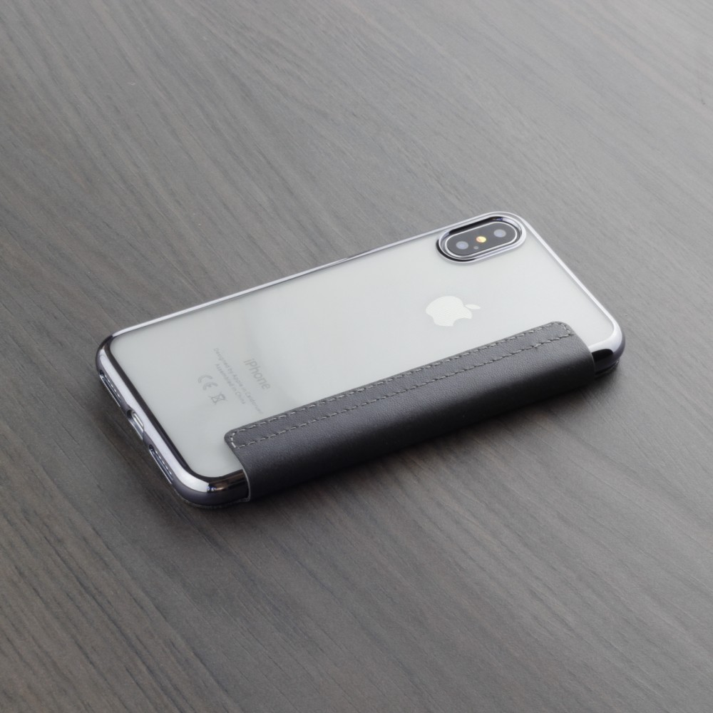 Fourre iPhone X / Xs - Oulaisidum - Gris