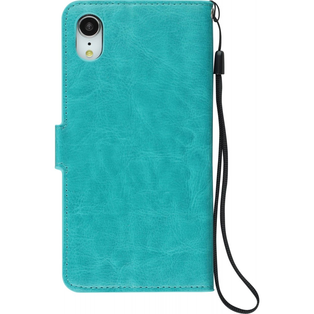 Fourre iPhone XR - Premium Flip - Turquoise