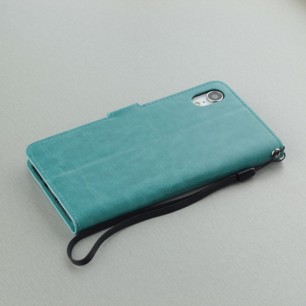 Fourre iPhone XR - Premium Flip - Turquoise