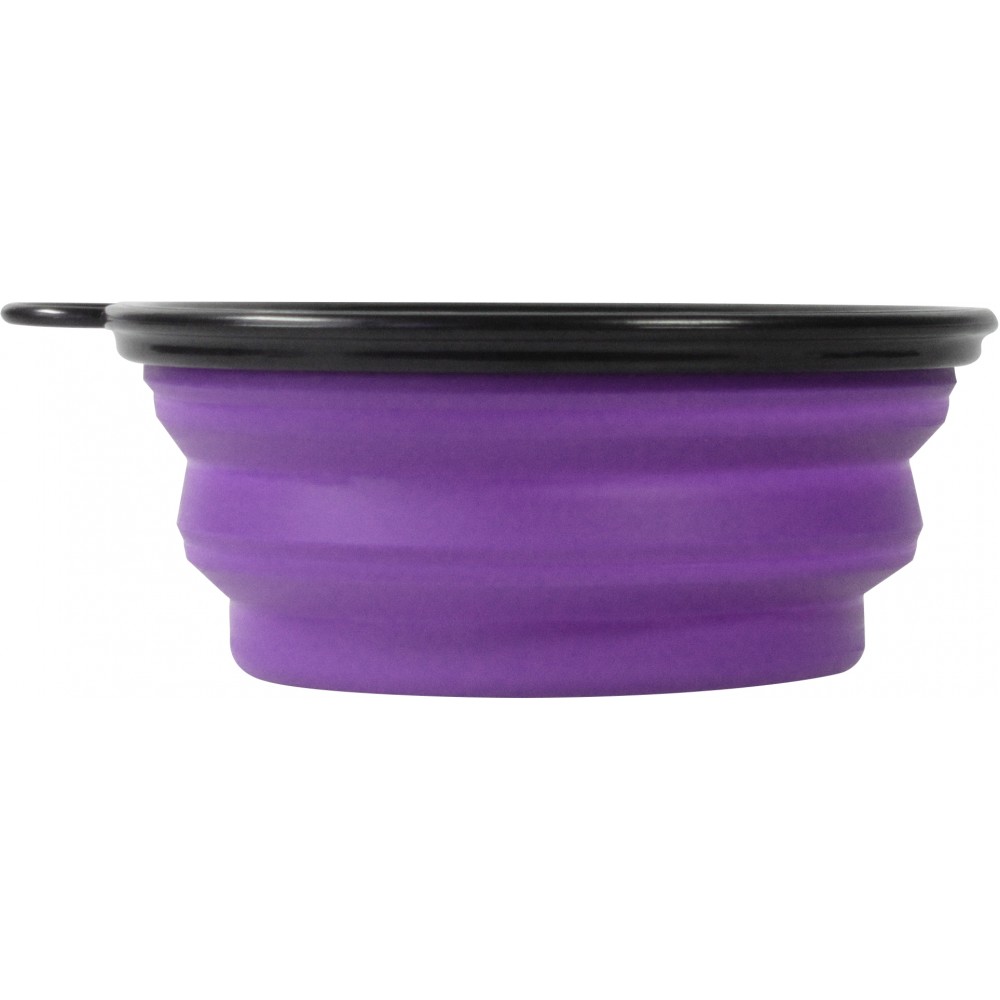 Gamelle pliable de voyage et les randonnées pour chien et chat - Violet