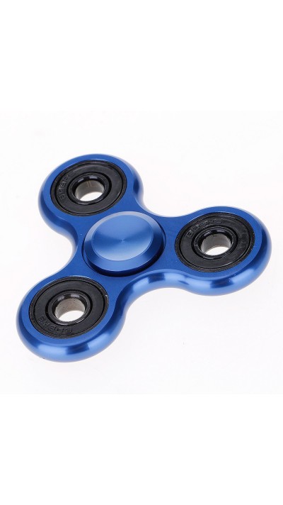 Kleiner Handspinner - Fidget Spinner Spielzeug Toy Fun Aluminium - Blau