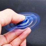 Petit Hand Spinner - Jouet Fidget Spinner Fun Aluminium - Bleu