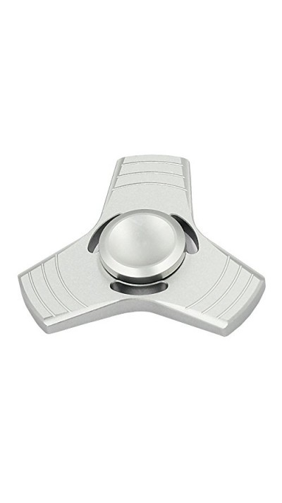 Kleiner Handspinner - Fidget Spinner Spielzeug Toy Fun Aluminium - Silber