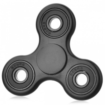 Kleiner Handspinner - Fidget Spinner Spielzeug Toy Fun Aluminium - Schwarz