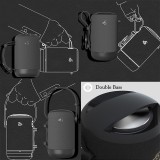 Bosnda - Tragbare kabellose Bluetooth Lautsprecher - IP65 Wasserdicht + 3D Surround Sound - Grau