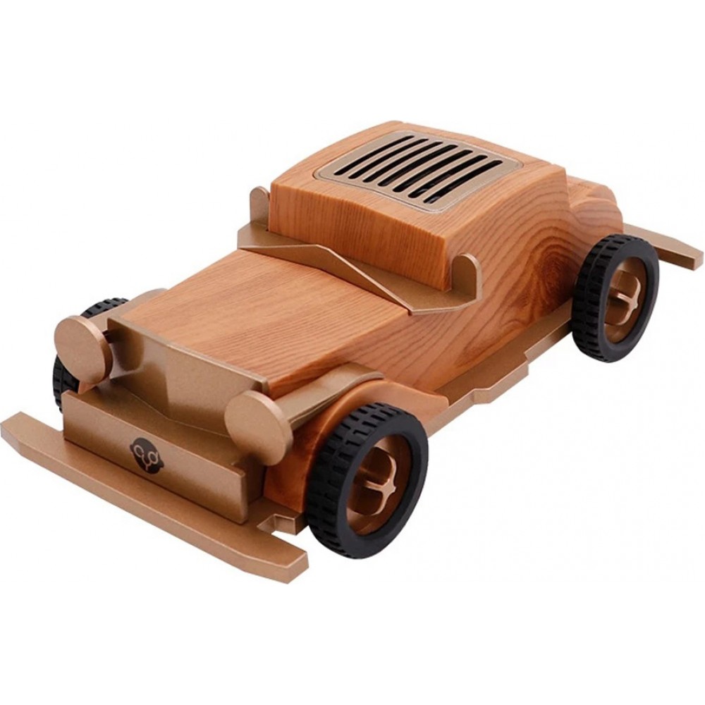 Haut-parleur Bluetooth vintage Apollo B2 au look rétro chic de voiture en bois