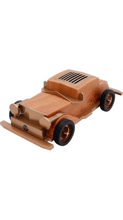 Haut-parleur Bluetooth vintage Apollo B2 au look rétro chic de voiture en bois