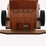 Haut-parleur Bluetooth vintage Apollo B2 au look rétro chic de voiture en bois