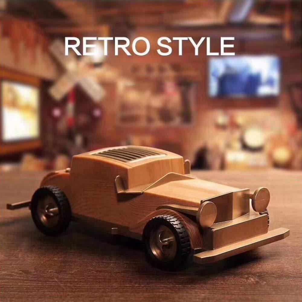 Haut-parleur Bluetooth vintage Apollo B2 au look rétro chic de voiture en bois