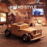 Apollo B2 Oldtimer Vintage Bluetooth-Lautsprecher im schicken Retro Holz Car Look