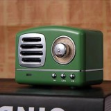 Kabelloser Vintage Bluetooth Lautsprecher Retro 60s Look Radio/AUX/SD - Grün