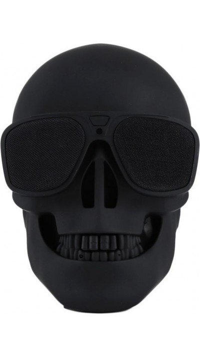 Gothic Totenkopf Bluetooth V3.0 Party Lautsprecher mit Akku - Farbe Schwarz