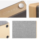 Stylischer Bluetooth Lautsprecher - Holz-Look & bester Musikgenuss BT/AUX/SD