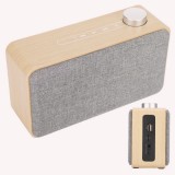 Stylischer Bluetooth Lautsprecher - Holz-Look & bester Musikgenuss BT/AUX/SD