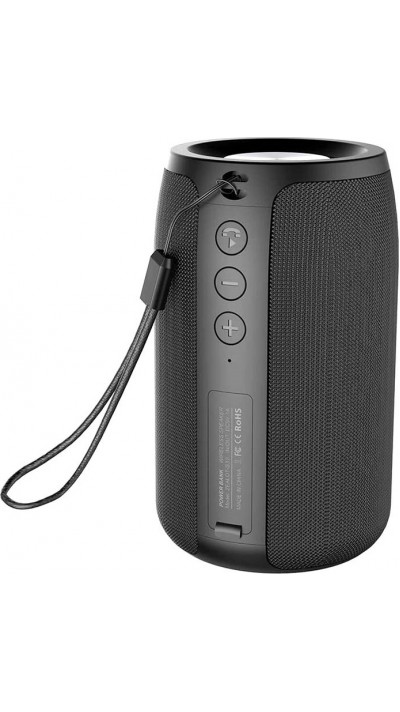 Zealot S32 Outdoor Bluetooth Lautsprecher - Kompakter Speaker inkl. Mikrofon/AUX 3.5mm/BT5.0 - Noir