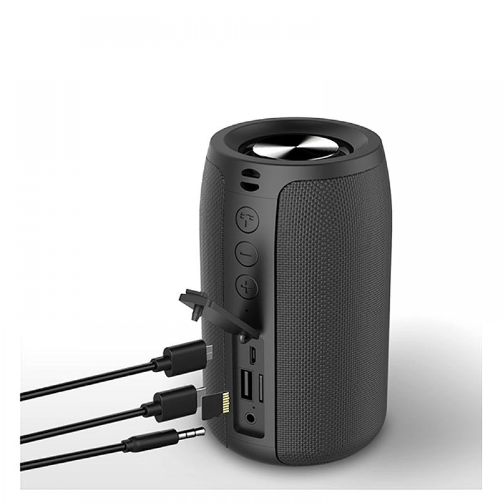 Zealot S32 Outdoor Bluetooth Lautsprecher - Kompakter Speaker inkl. Mikrofon/AUX 3.5mm/BT5.0 - Noir