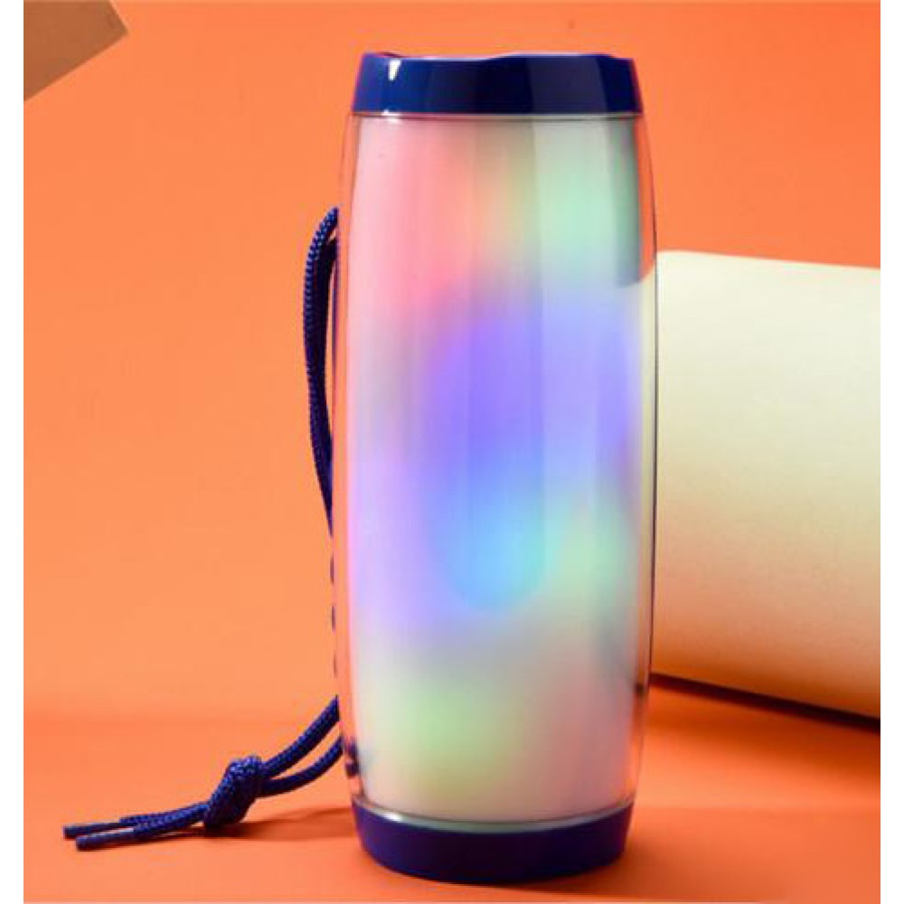 Haut-parleur Bluetooth LED multicolore - Éclairage d'ambiance Cartes SD, AUX, connexion USB