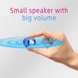 Haut-parleur ultra petit mini Bluetooth BT 5.0 TWS Wireless Speakers - Argent