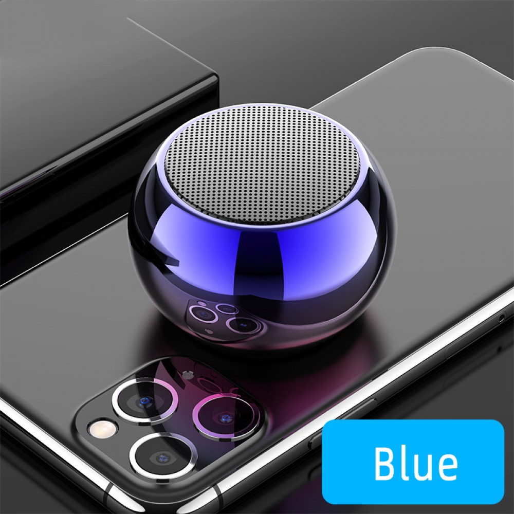 Ultra kleine mini Bluetooth Lautsprecher BT 5.0 TWS Wireless Speakers - Blau