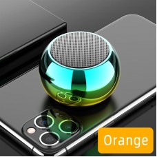 Haut-parleur ultra petit mini Bluetooth BT 5.0 TWS Wireless Speakers - Orange