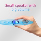 Ultra kleine mini Bluetooth Lautsprecher BT 5.0 TWS Wireless Speakers - Orange