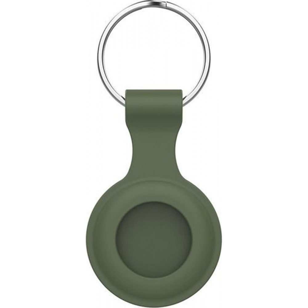 Porte-clés AirTag - Silicone - Vert foncé