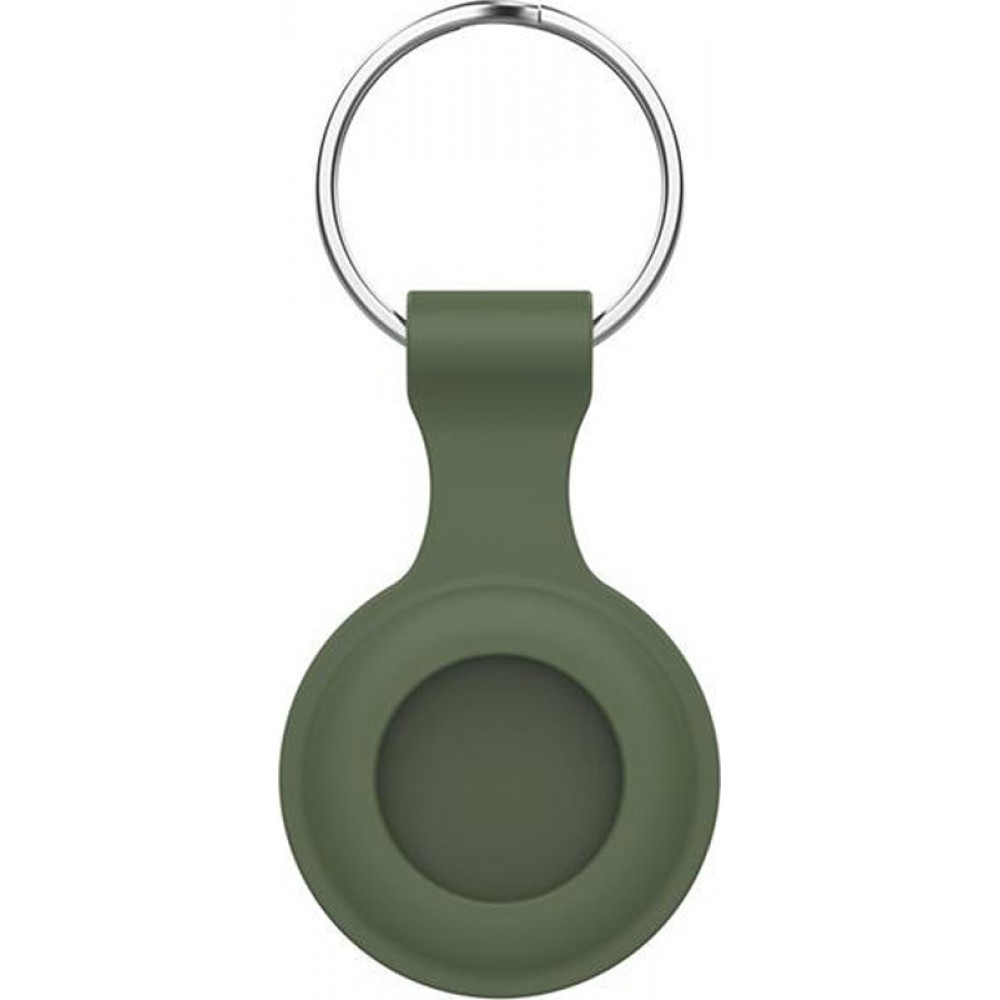 Porte-clés AirTag - Silicone - Vert foncé