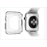 Hülle Apple Watch 38mm - Gummi Transparent Silikon Gel Simple Super Clear flexibel