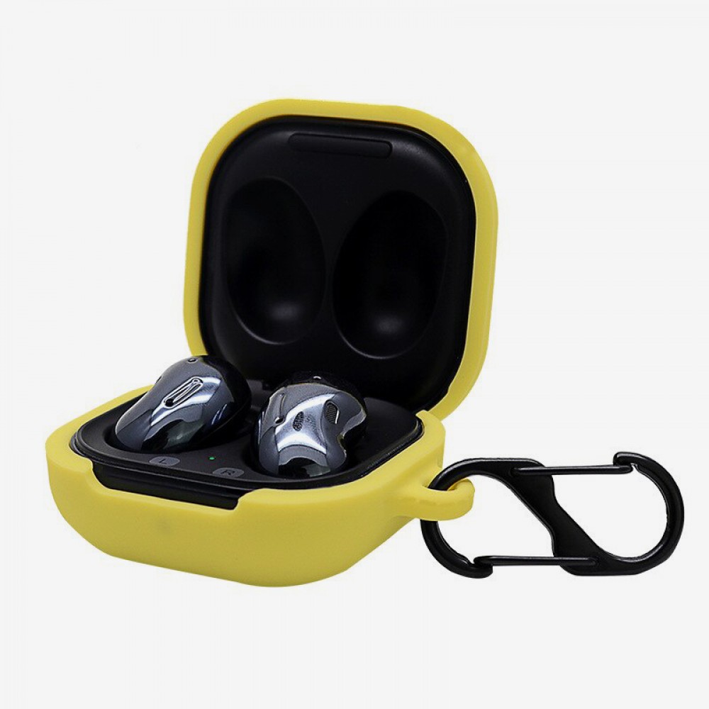 Housse Galaxy Buds Live - Silicone jaune