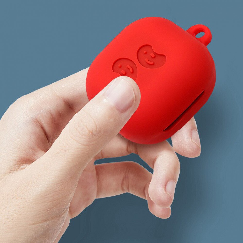 Housse Galaxy Buds Live - Silicone - Rouge