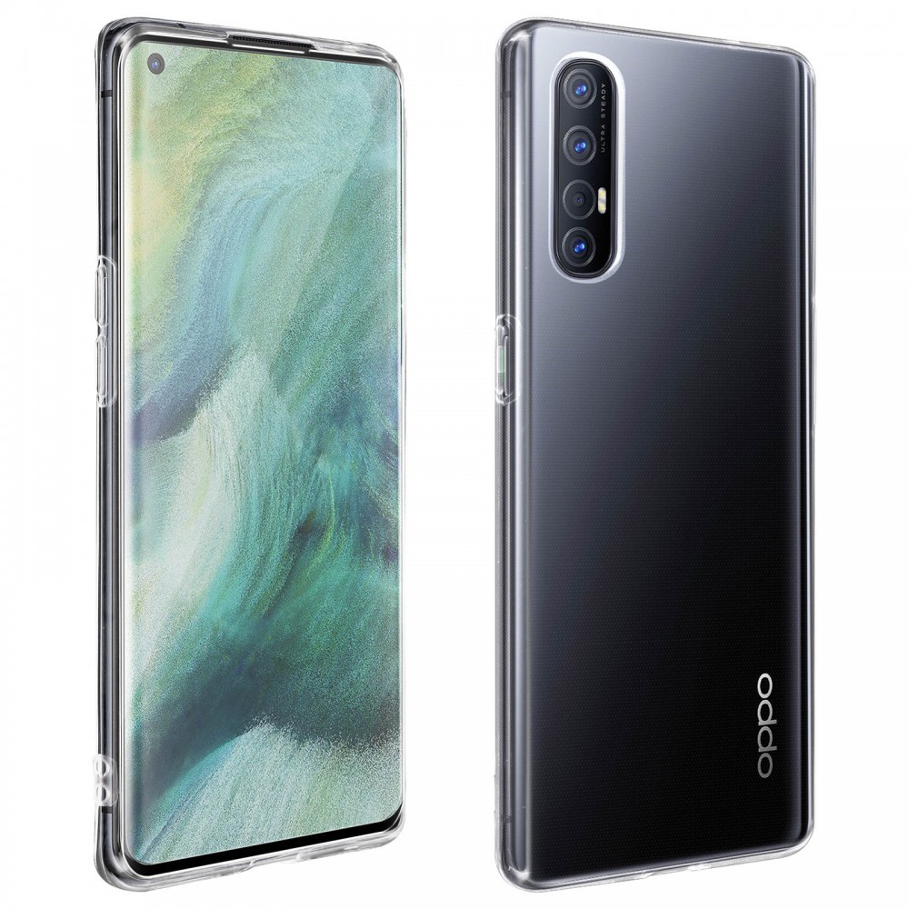 Hülle OPPO Find X2 Neo - Gummi Transparent Silikon Gel Simple Super Clear flexibel