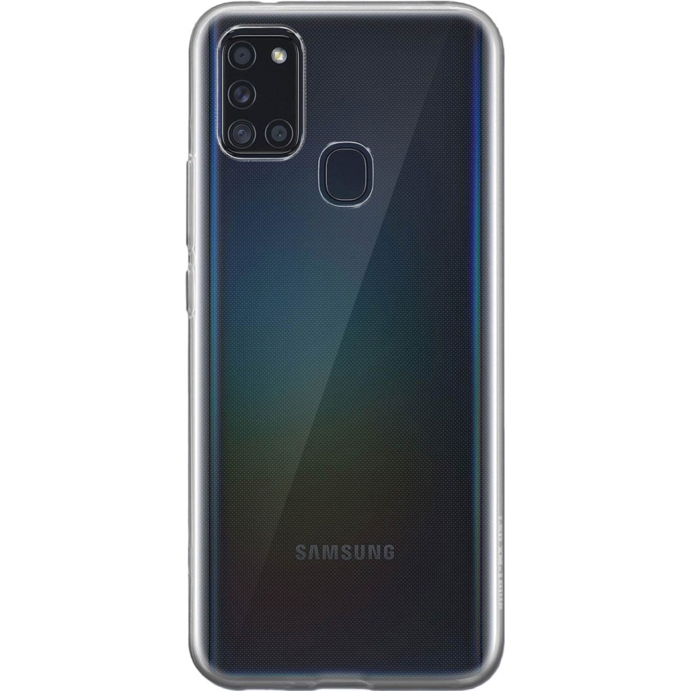 Hülle Samsung Galaxy A21s - Gummi Transparent Silikon Gel Simple Super Clear flexibel
