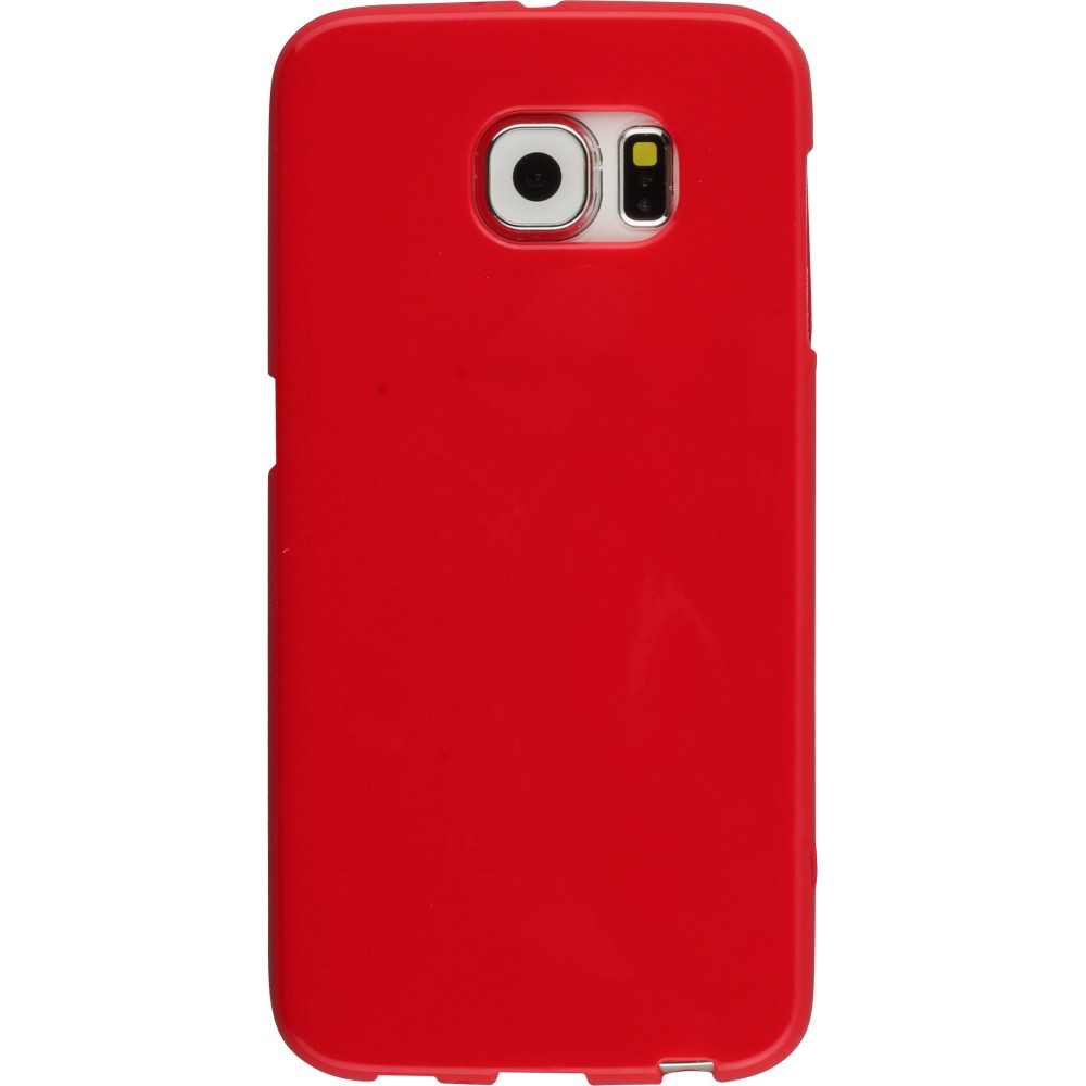 Hülle Samsung Galaxy S6 - Gel - Rot