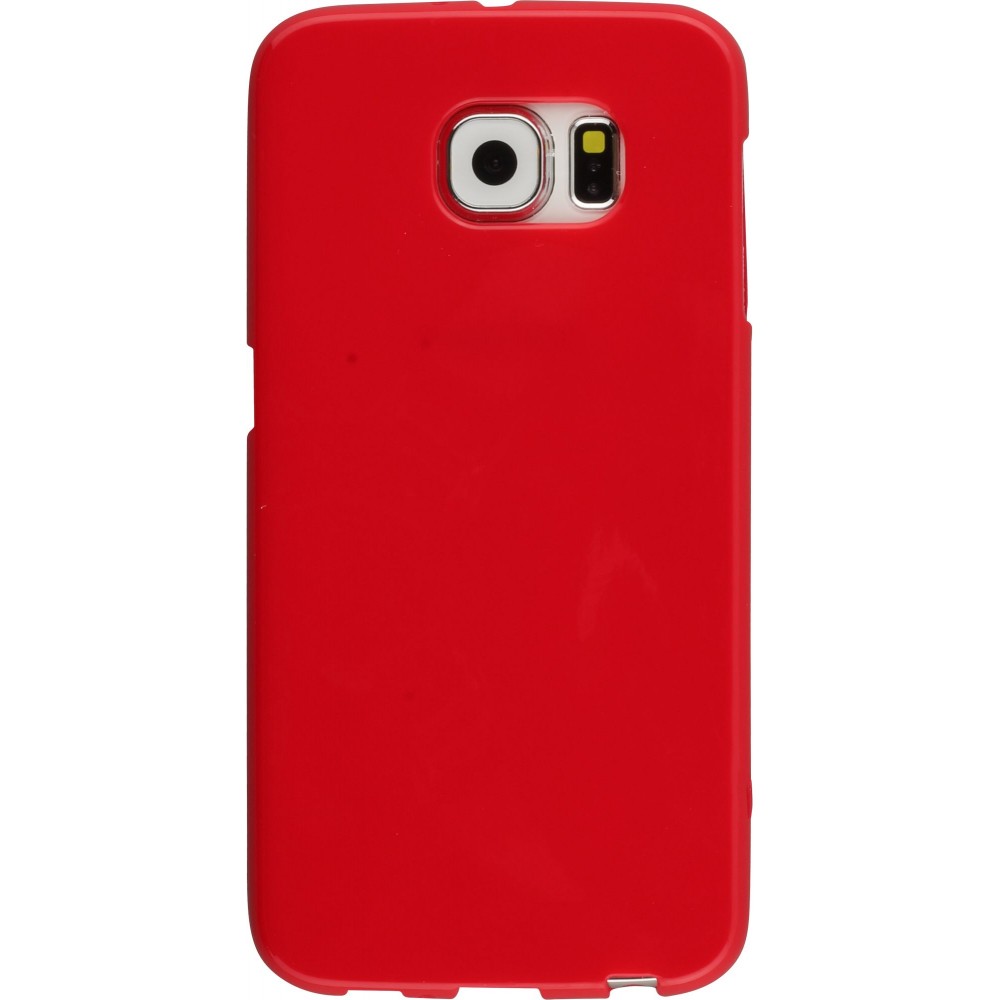 Housse Samsung Galaxy S6 - Gel - Rouge