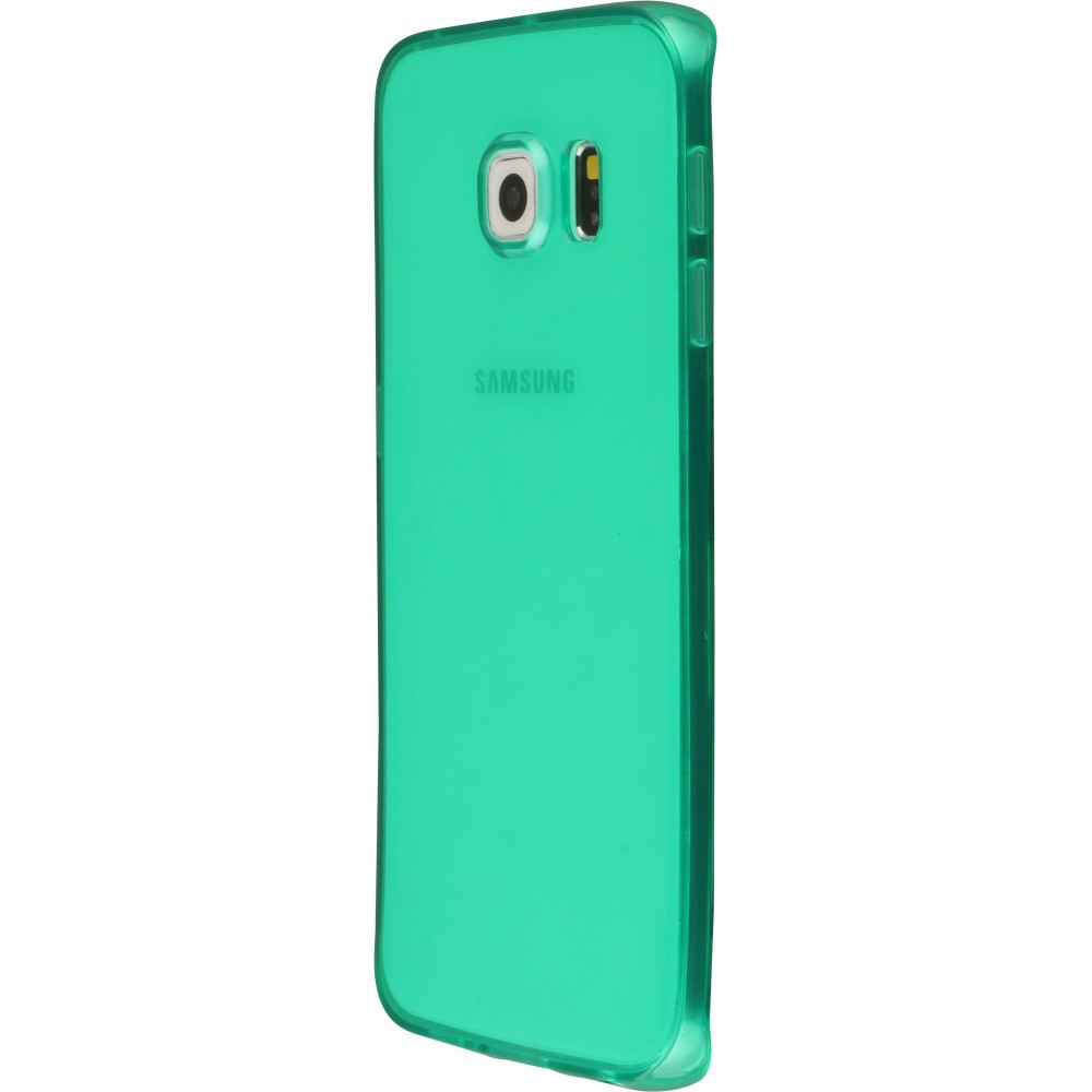 Housse Samsung Galaxy S6 - Gel transparent - Vert menthe